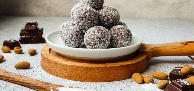 Coconut Almond Bliss Balls Keto dessert recipes